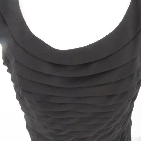 Adrianna Papell Black Cocktail Dress Size 14 - Picture 3 of 6